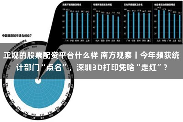 正规的股票配资平台什么样 南方观察丨今年频获统计部门“点名”，深圳3D打印凭啥“走红”？